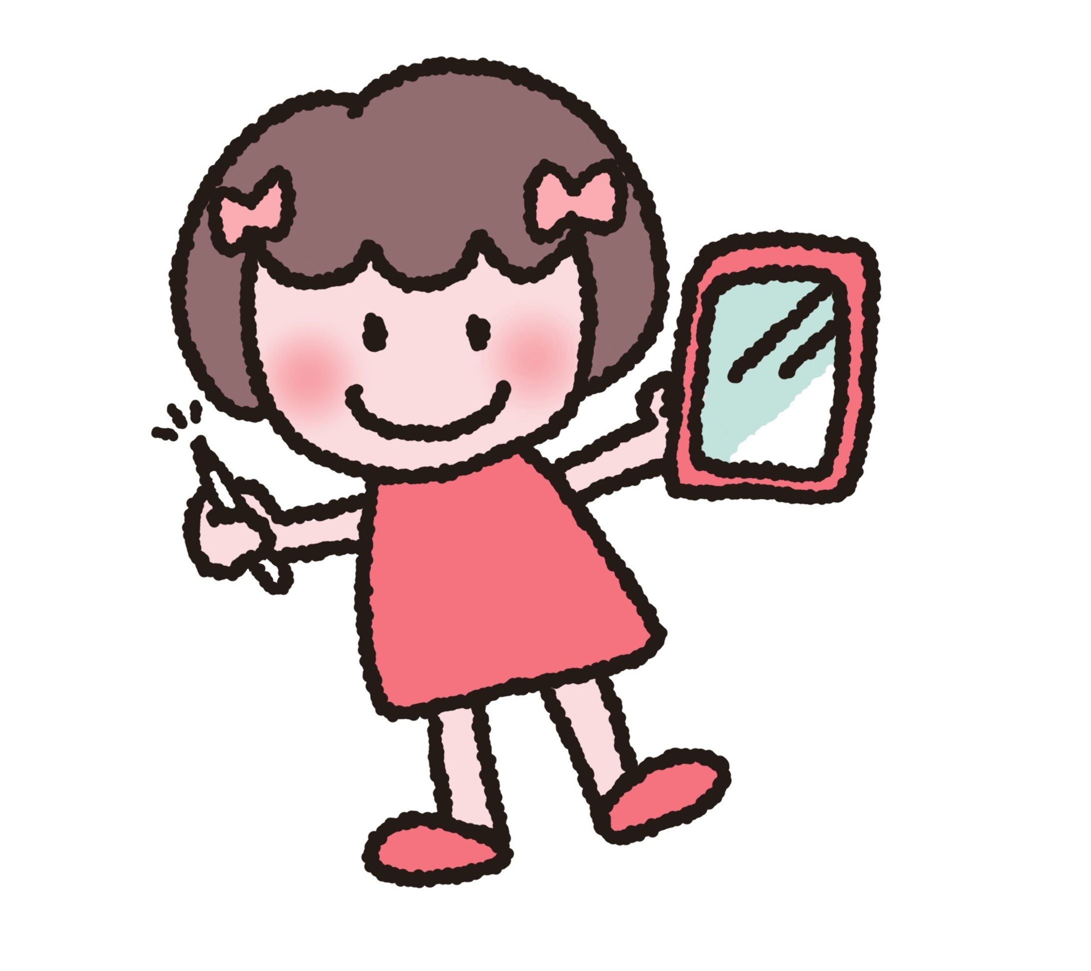 iPadが好きな女の子-1