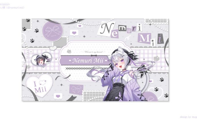 眠璃みい_チャンネルアート