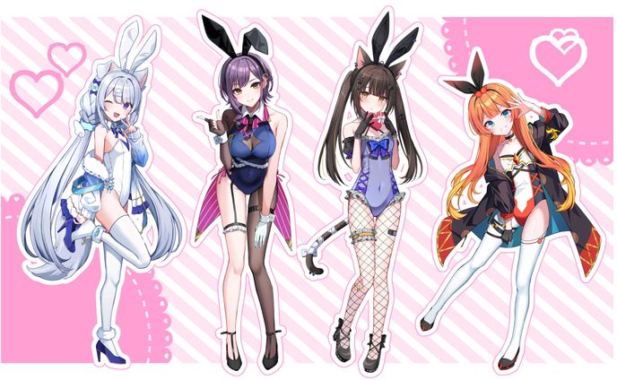 REALITY Studios株式会社様「すぺしゃりてENバレンタイングッズ」イラスト