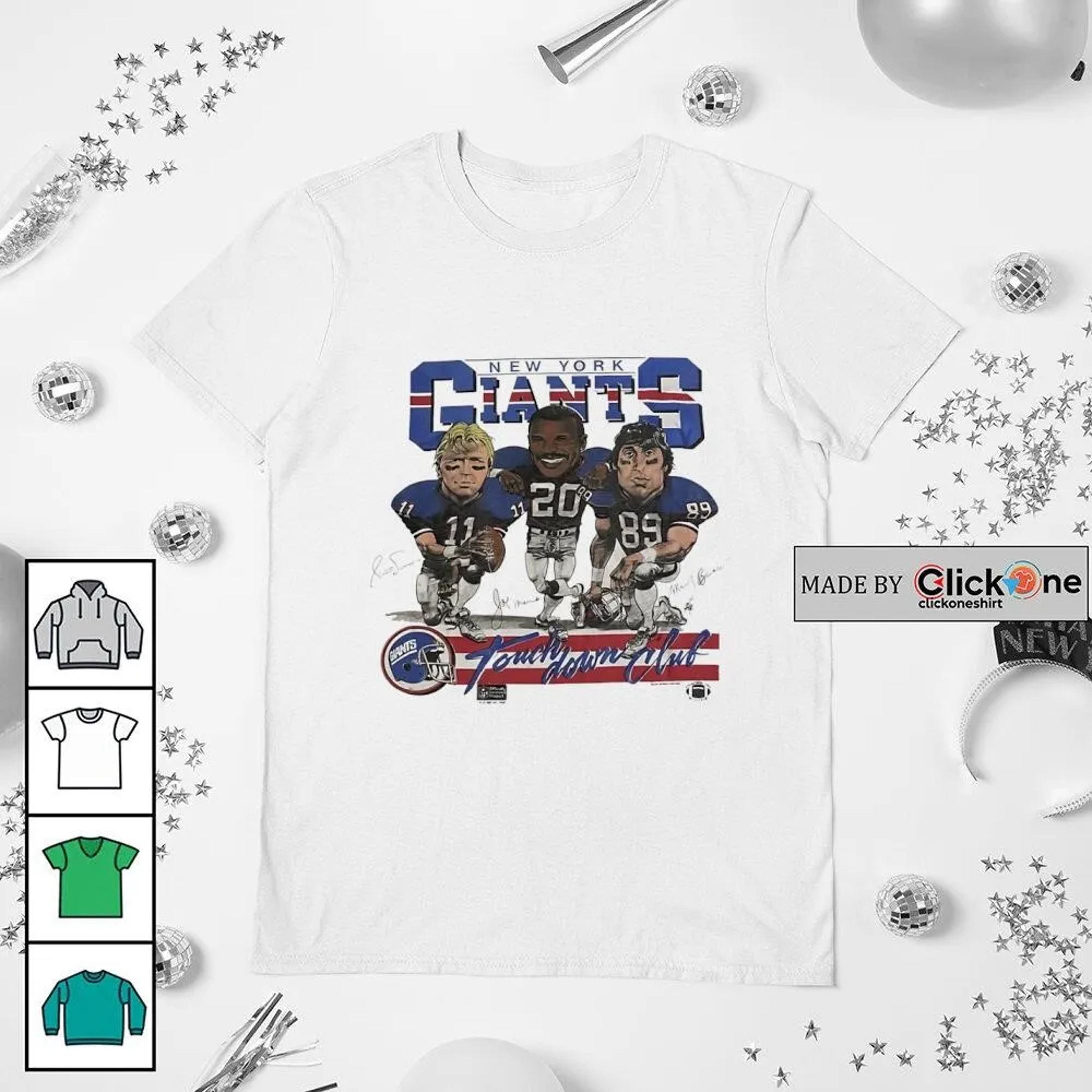 Touchdown Club – Vintage Football Caricature Shirt-1