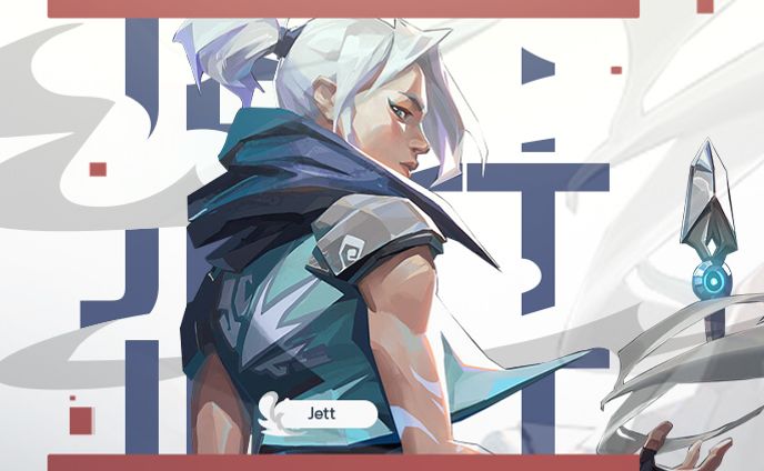 Jett Valorant Twitter Banner Design