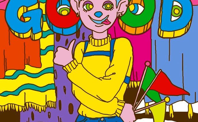 #イラスト#絵#picture#Illust#woman#character#illustrators オシャレ#pic#animal#girl#look#style#crosseyed #colorful#bluehair#shorthair#good#curtains