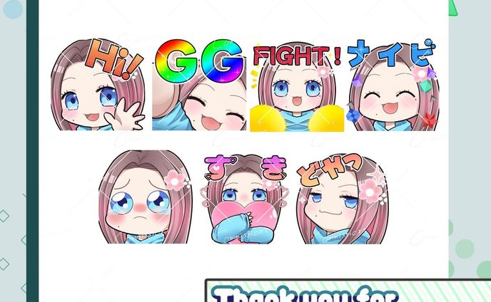 ストリーマー キキたん様サブスクスタンプ