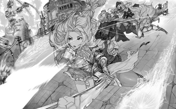 ラストオリジン/ファンアート/戦闘シーン