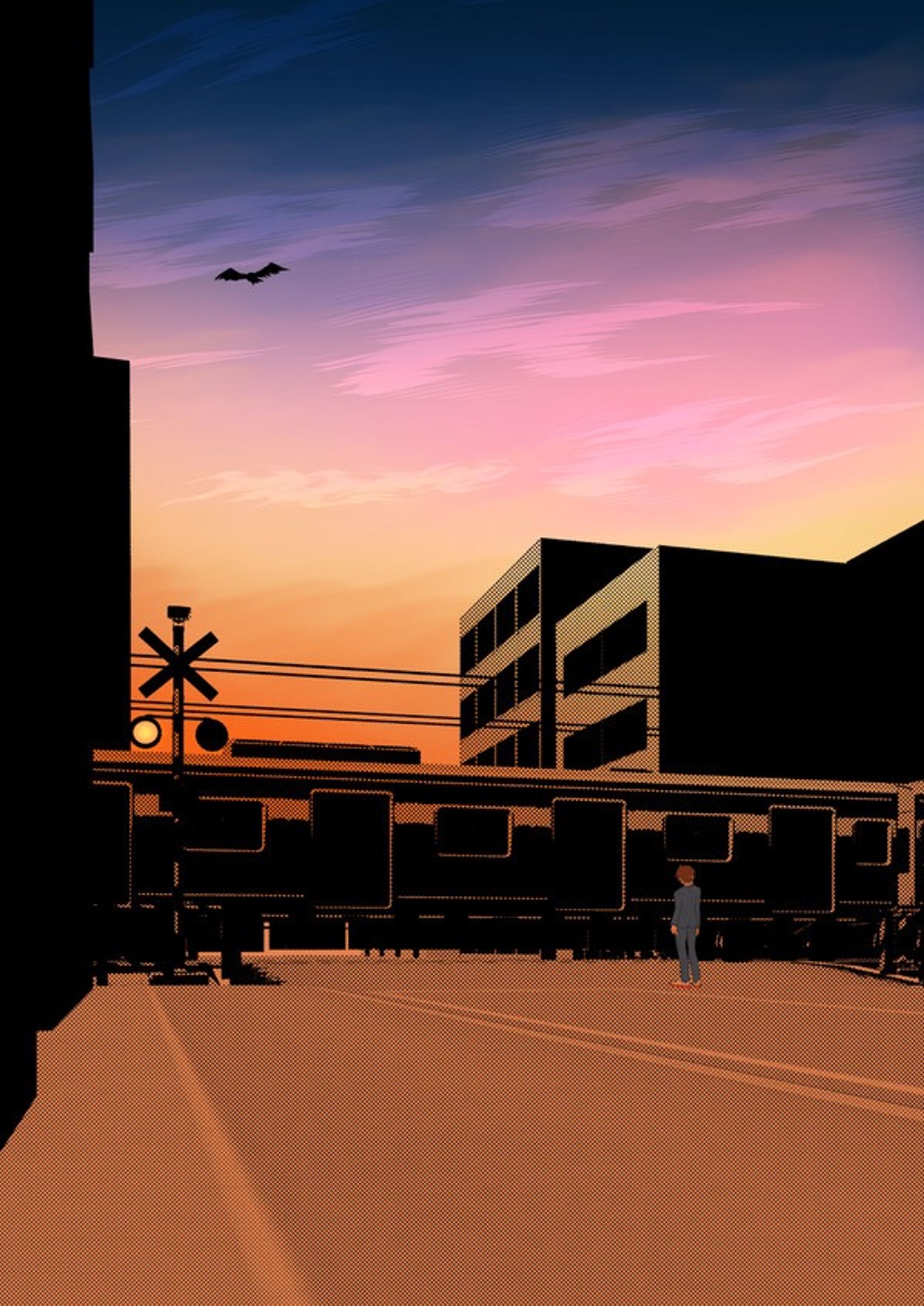 クリスタの3D素材を使用したイラスト-1