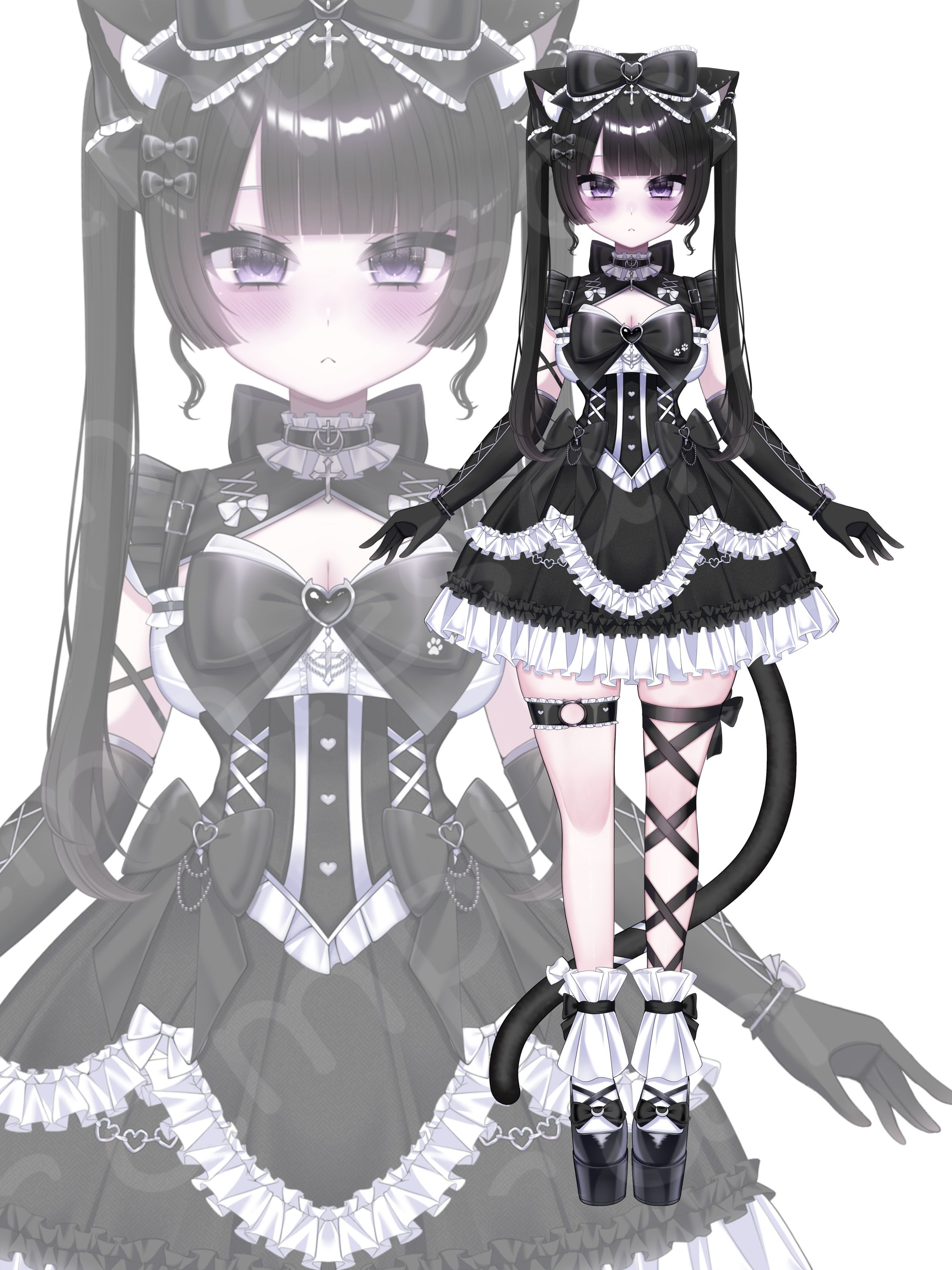 綾白ノエル パーツ分けイラスト-1