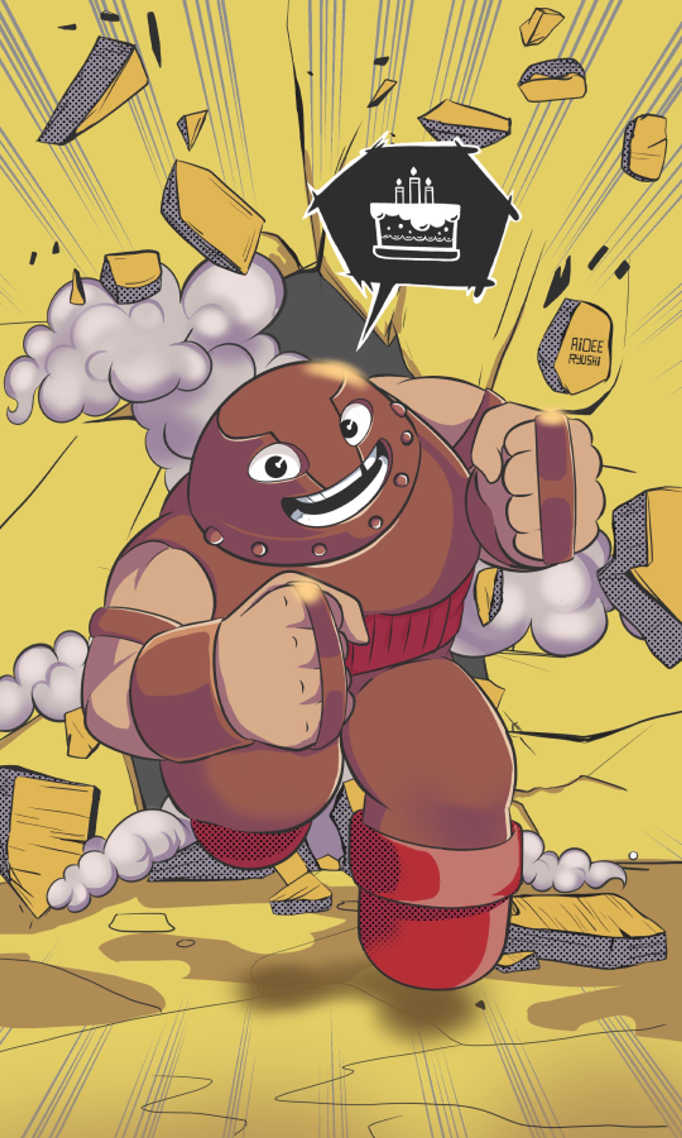 Birthday poster for Juggernauts-1