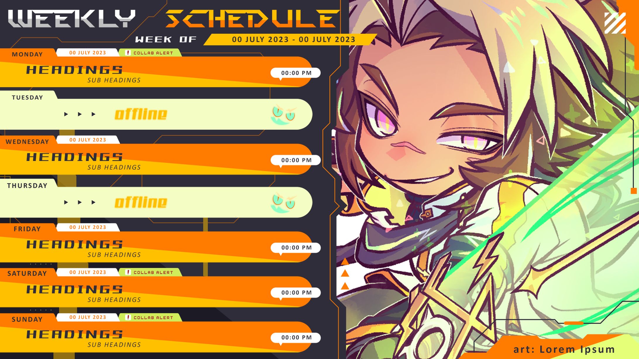 Killios Weekly Schedule-1