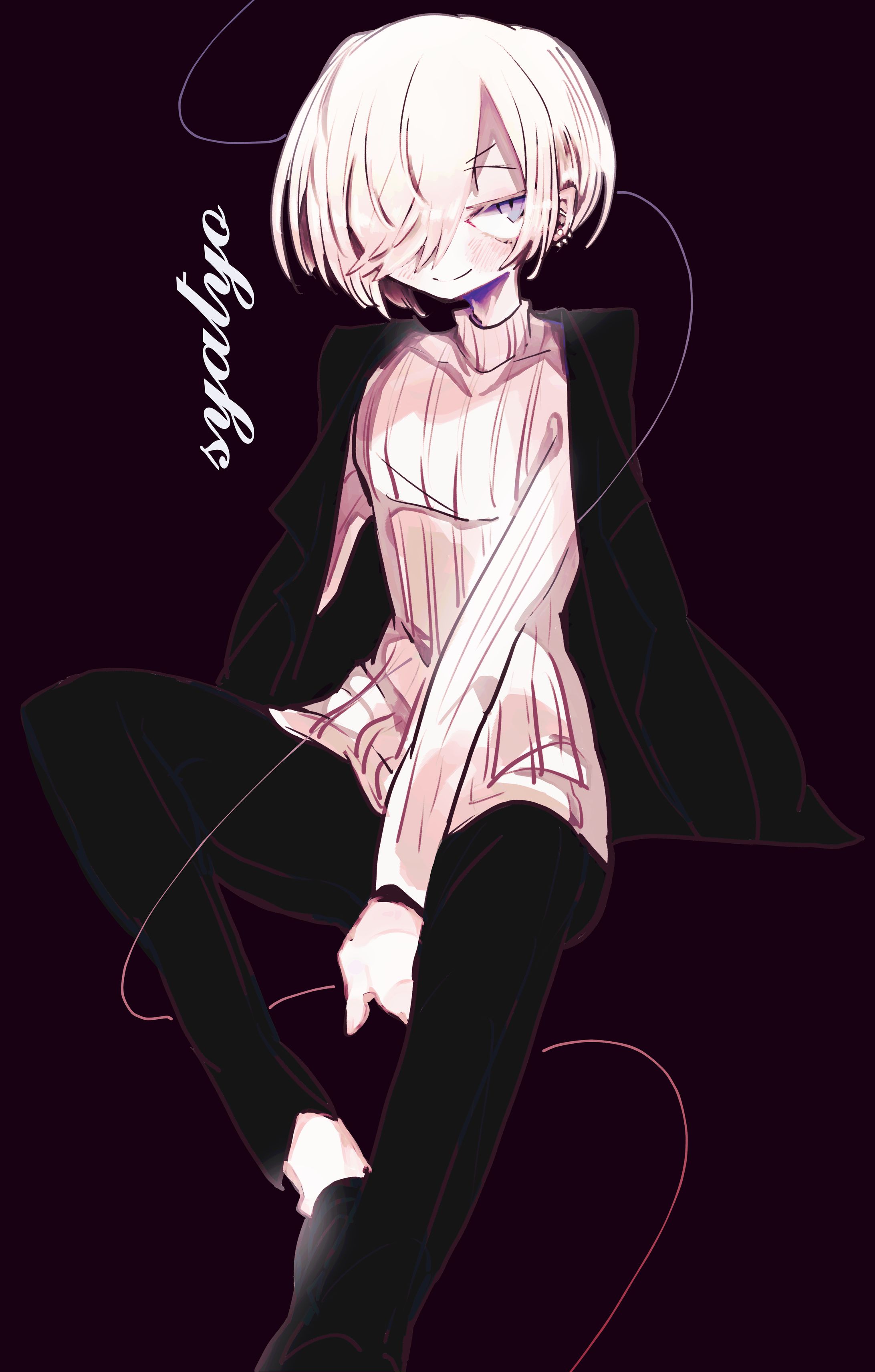 等身絵全身イラストサンプル(厚塗り)-1