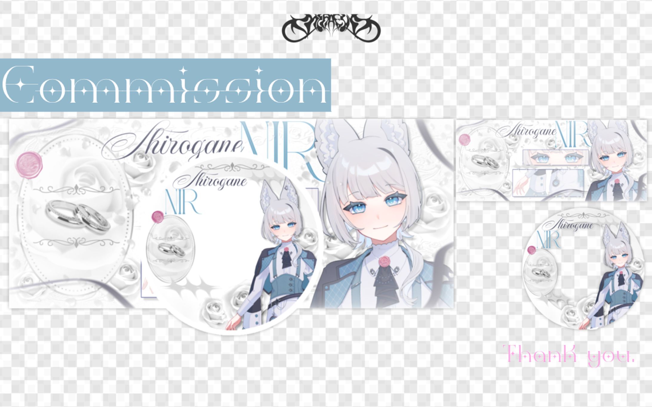 アイコンリング＆IRIAMヘッダー/白銀ニルさん-1