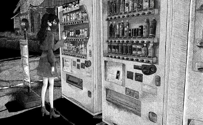 モノクロ絵