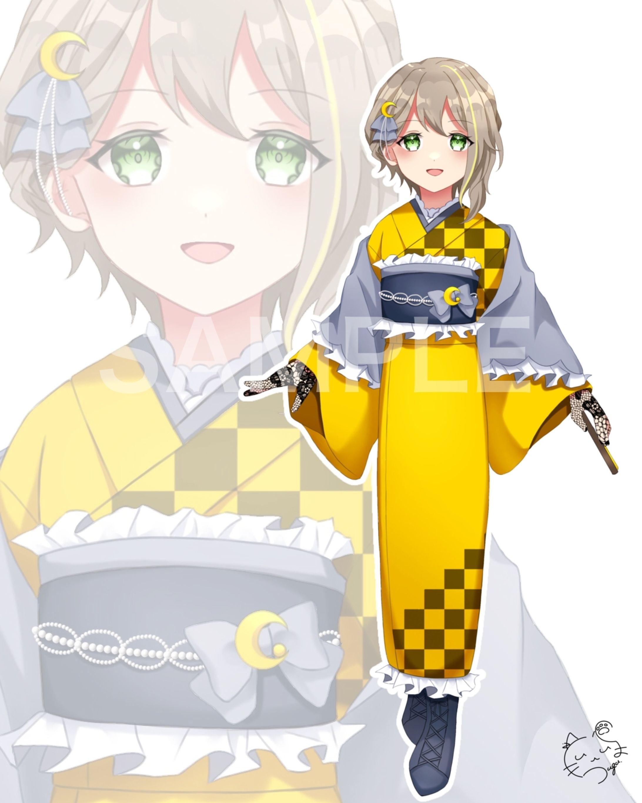 cozoru所属 研修生 暁ゆえ様 立ち絵・デザイン-1