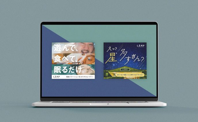 banner、アクリル画