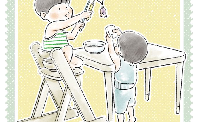 赤ちゃんとこどもイラスト⑤