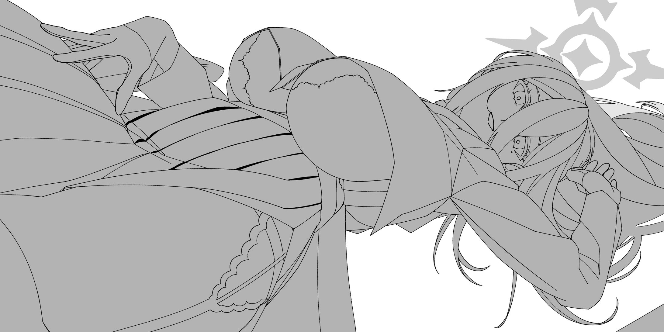 ハスミ　線画-1