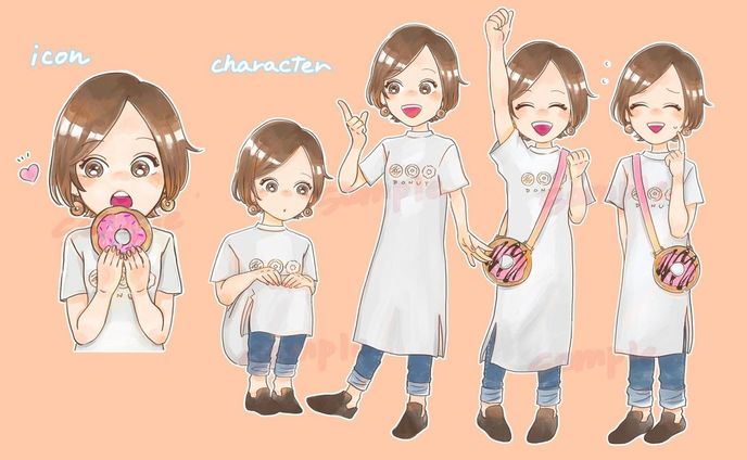 キャラクターイラスト③