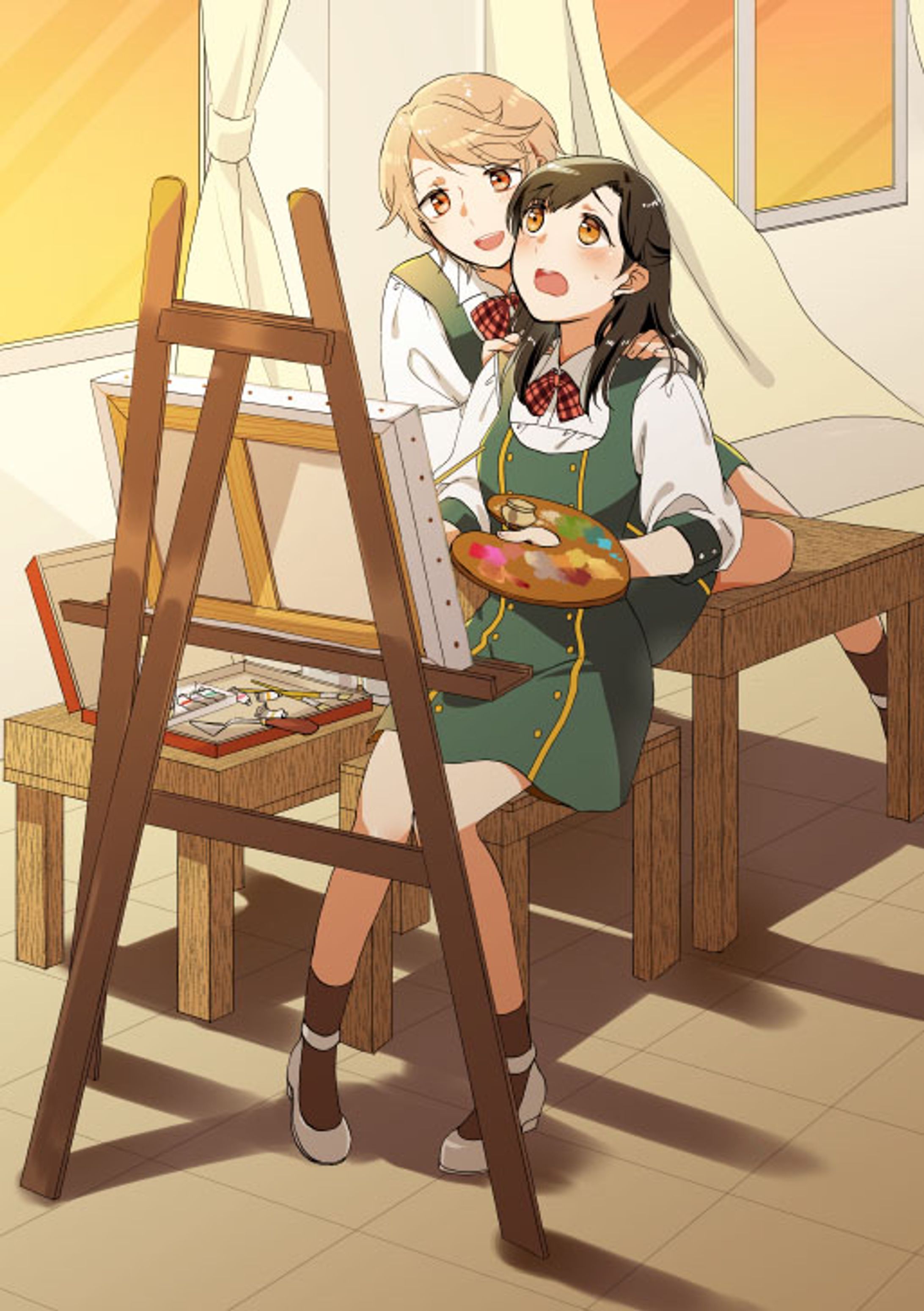 百合アンソロジー表紙イラスト①-1