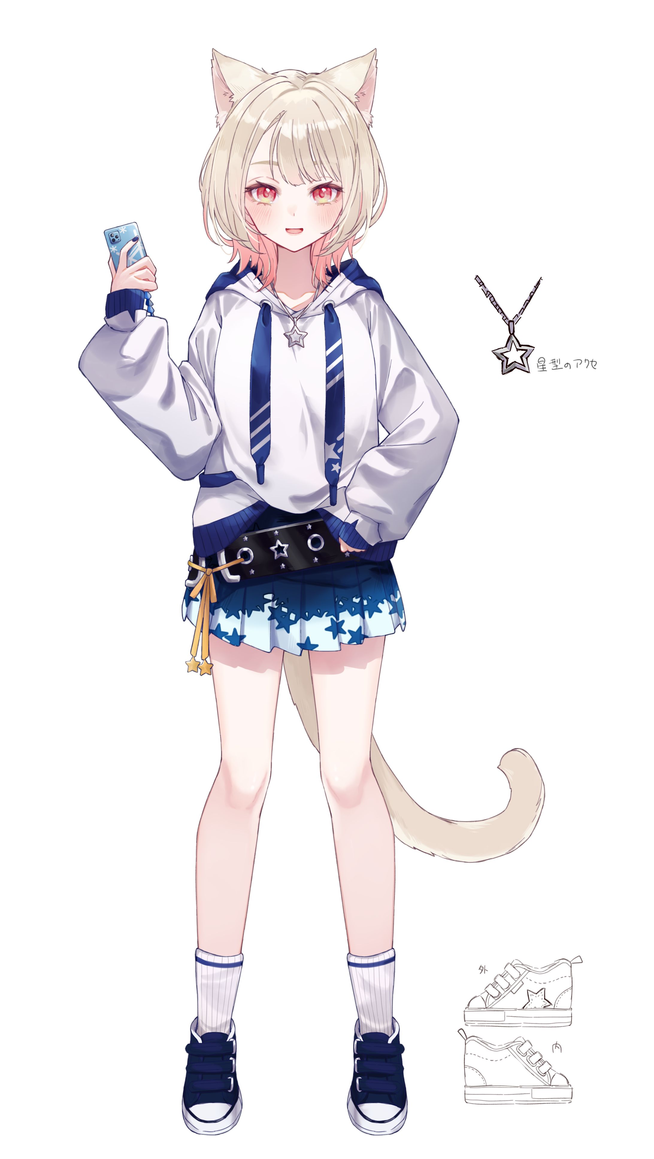 IRIAM MoFile所属 冬月冬華様 キャラクターデザイン-1