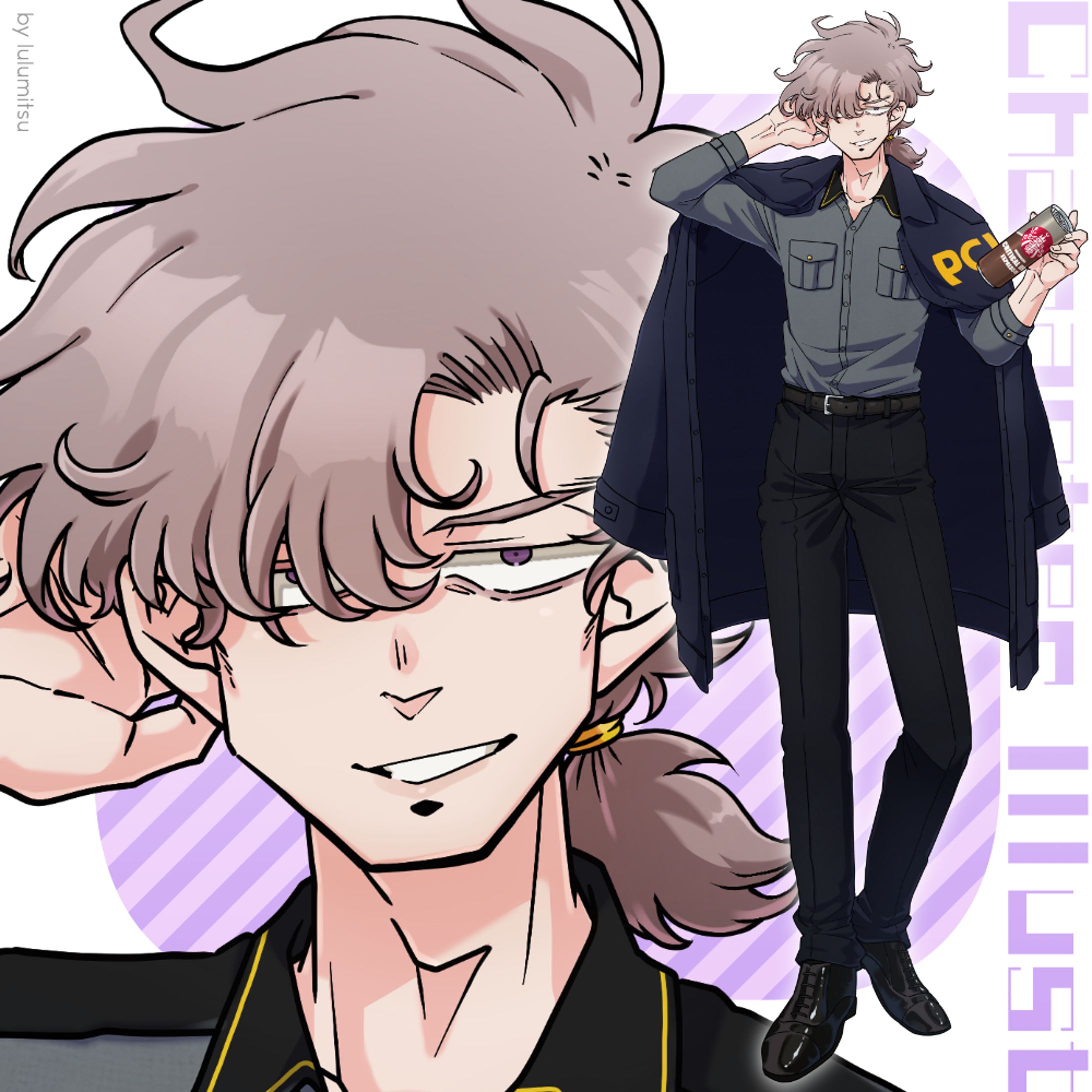 キャラクター立ち絵/男性サンプル-1