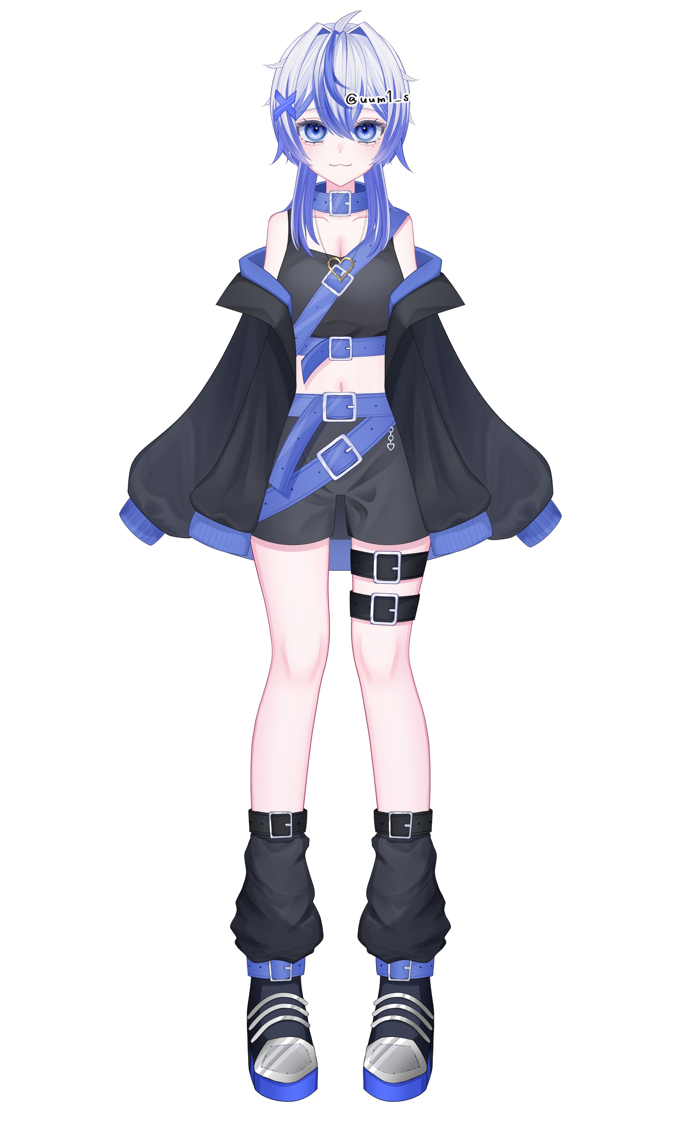 米田ごま様/パーツ分けイラスト-1