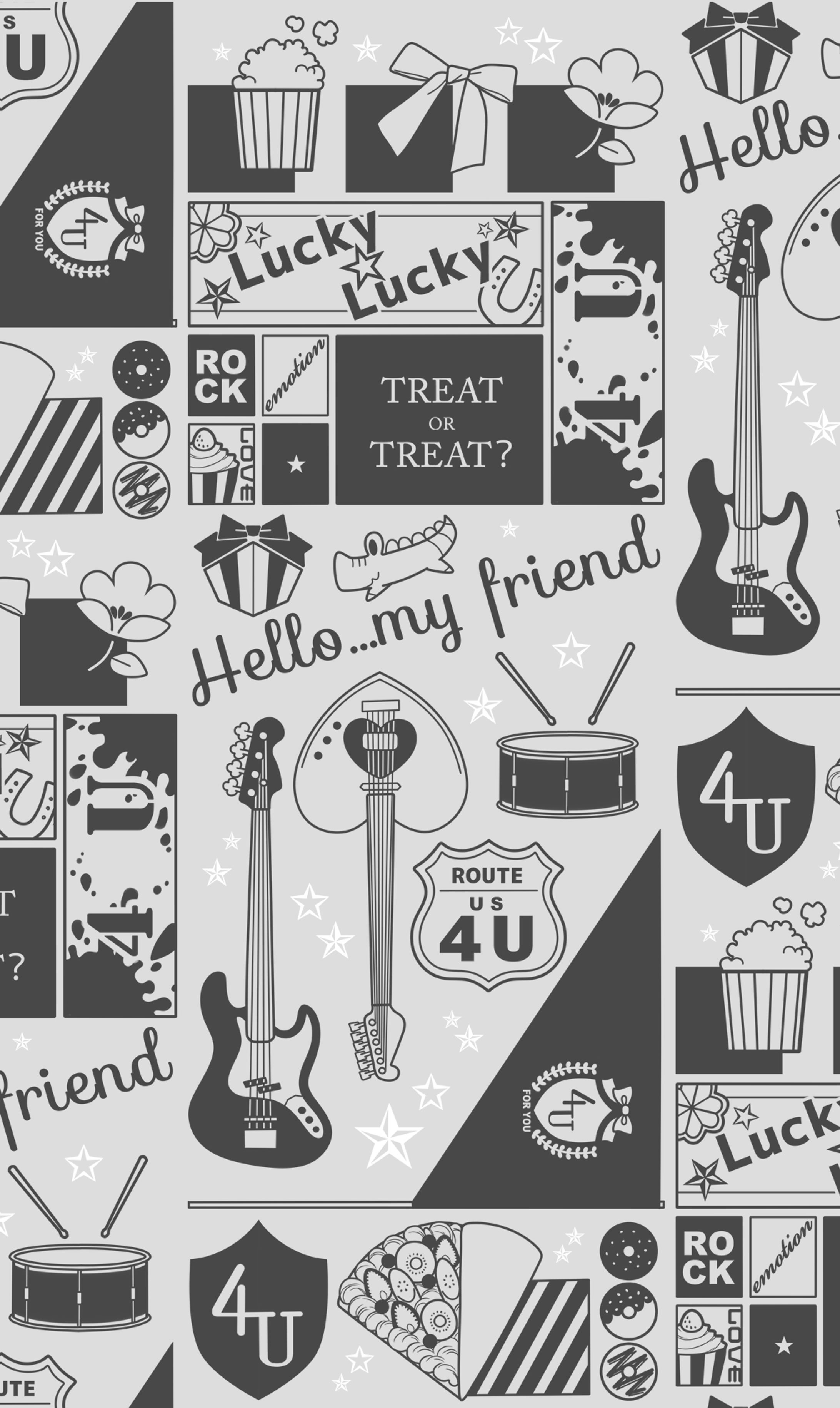 【FAN ART】パターンデザイン-1