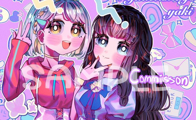 skeb 観賞用イラスト