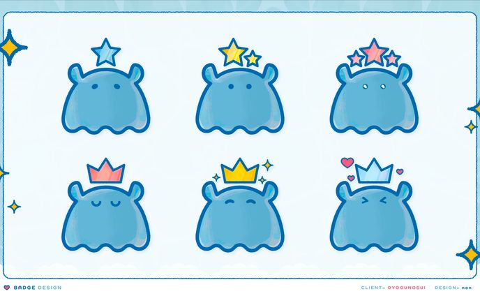 Badge｜およぐのすい