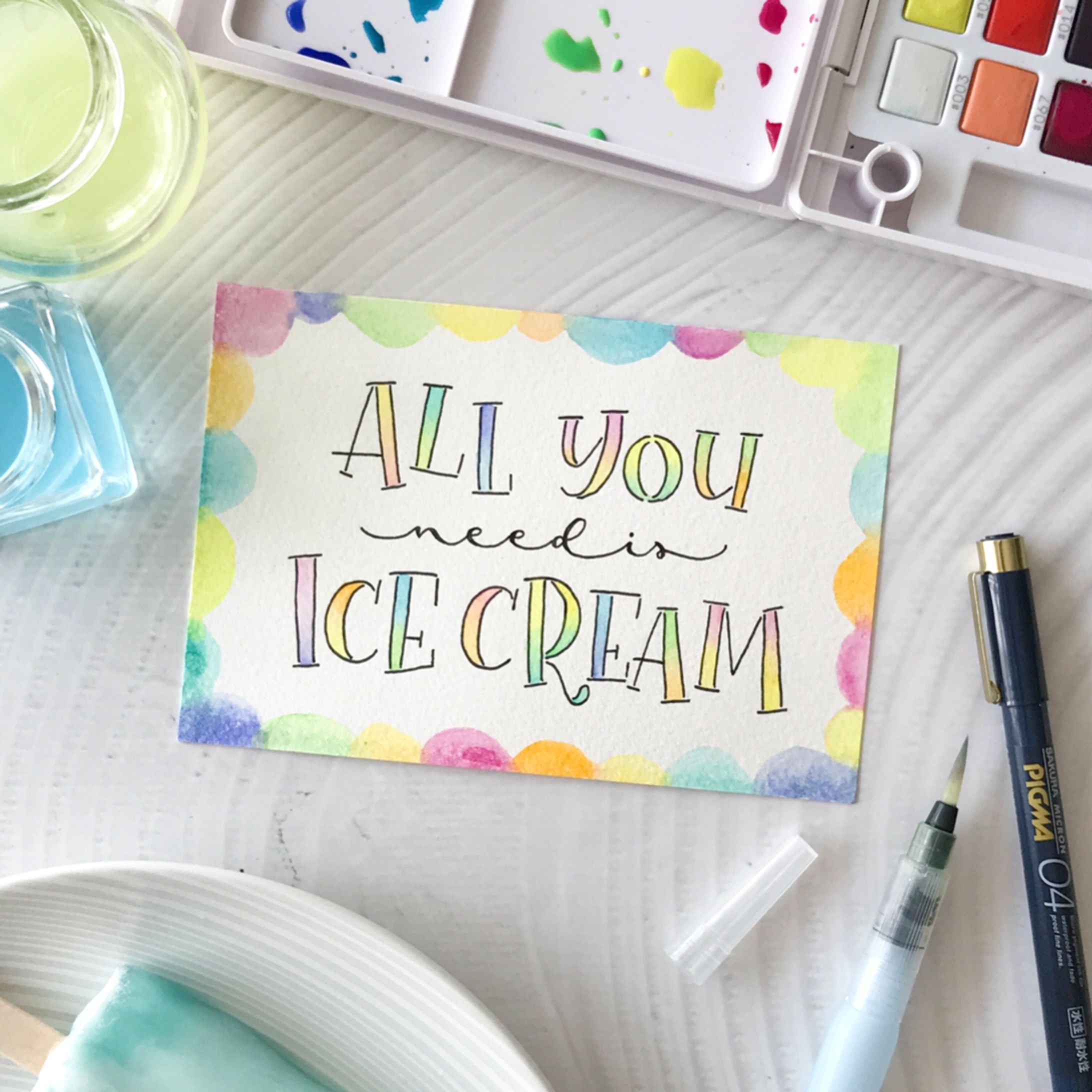 サクラクレパス 7月SNS投稿用作品制作-1