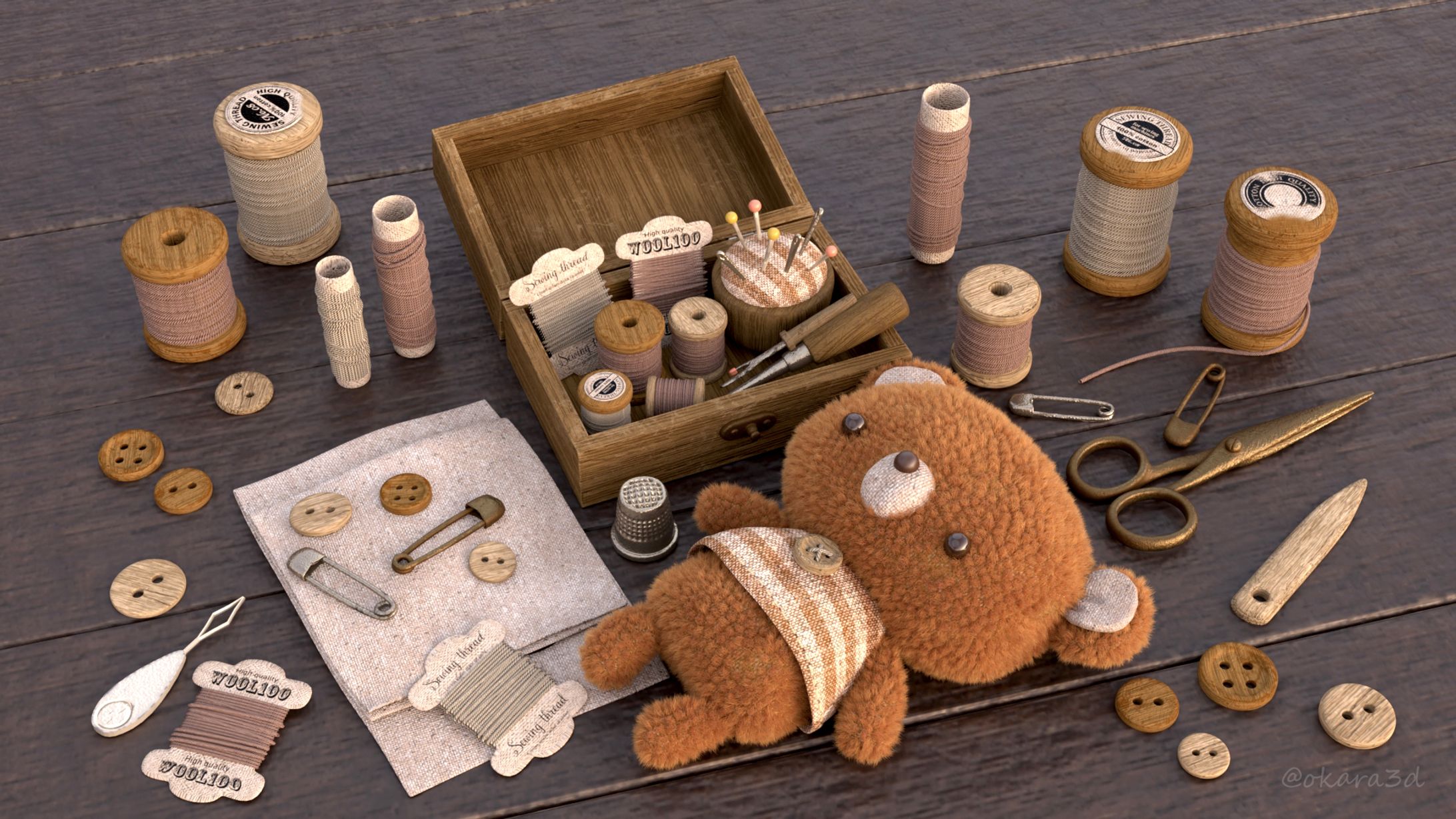 ぬいぐるみを作ったよ-1