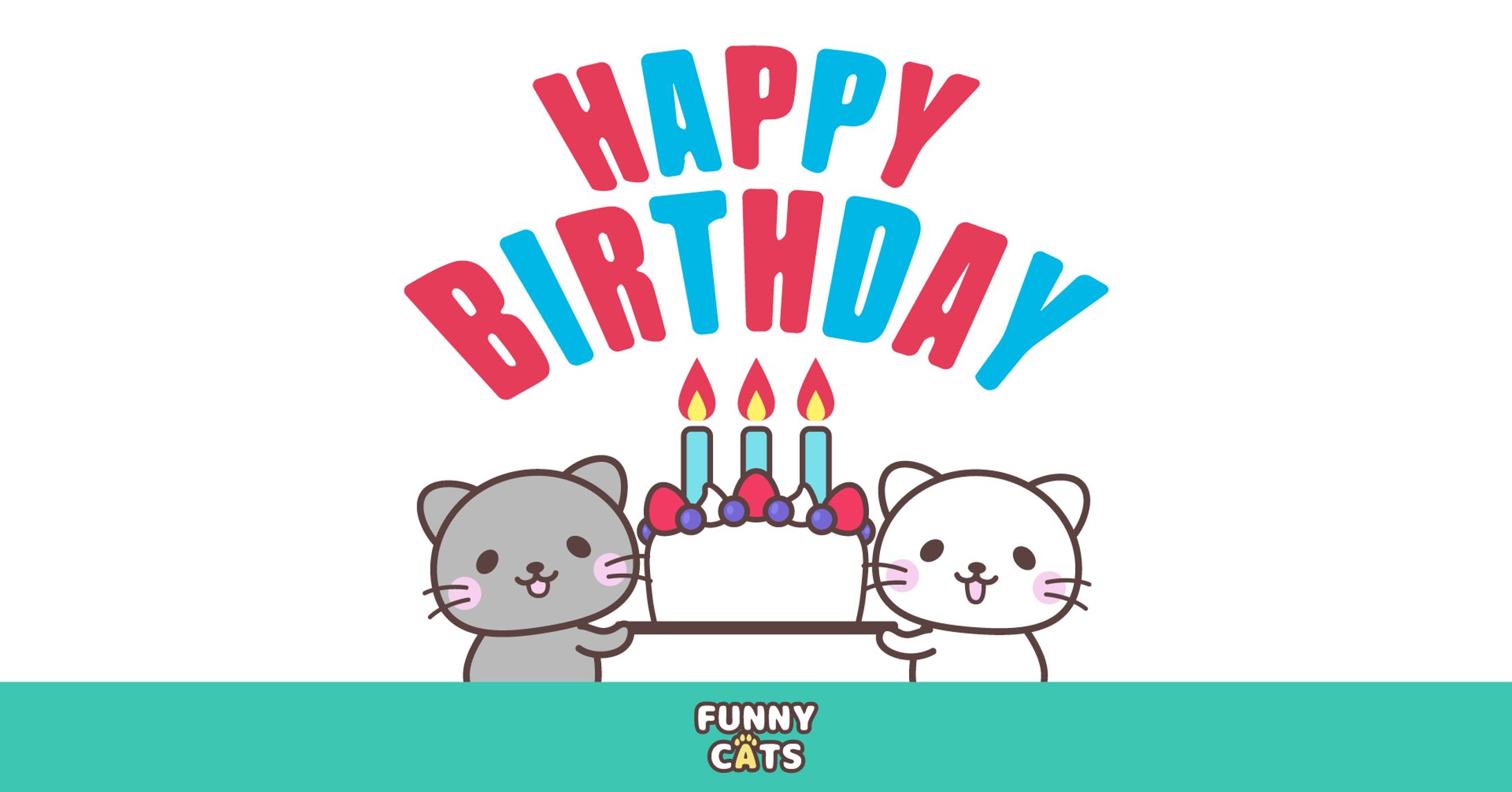 誕生日を祝ってくれる猫達-1