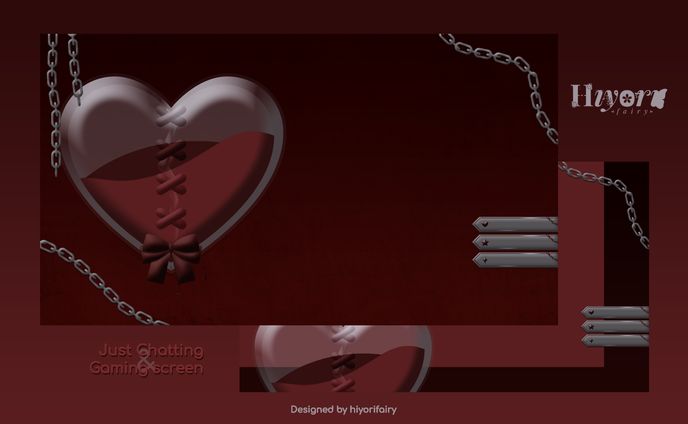Broken Heart Stream Overlay