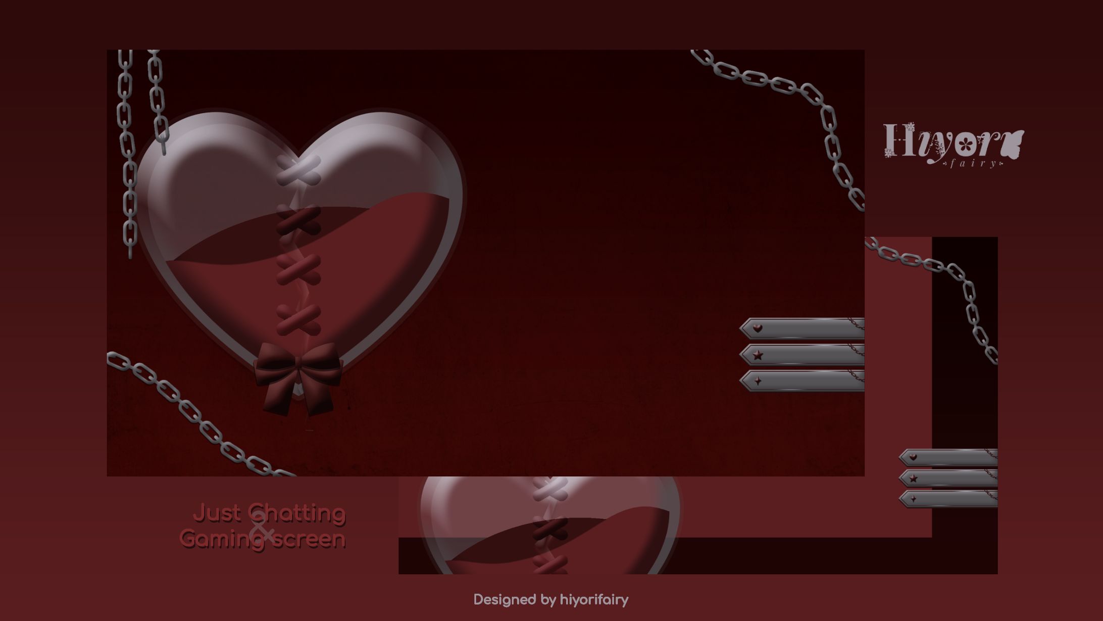 Broken Heart Stream Overlay-1