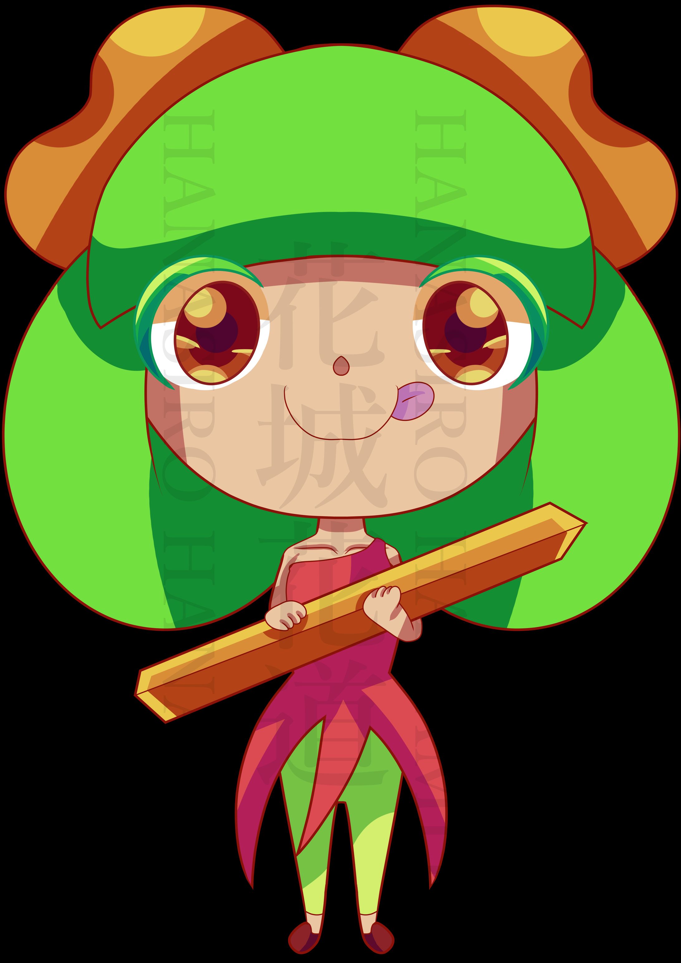 メスのカツラのキャラクター-1