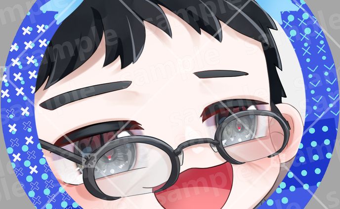 アイコン＋アイコンリング 蒼月潮様