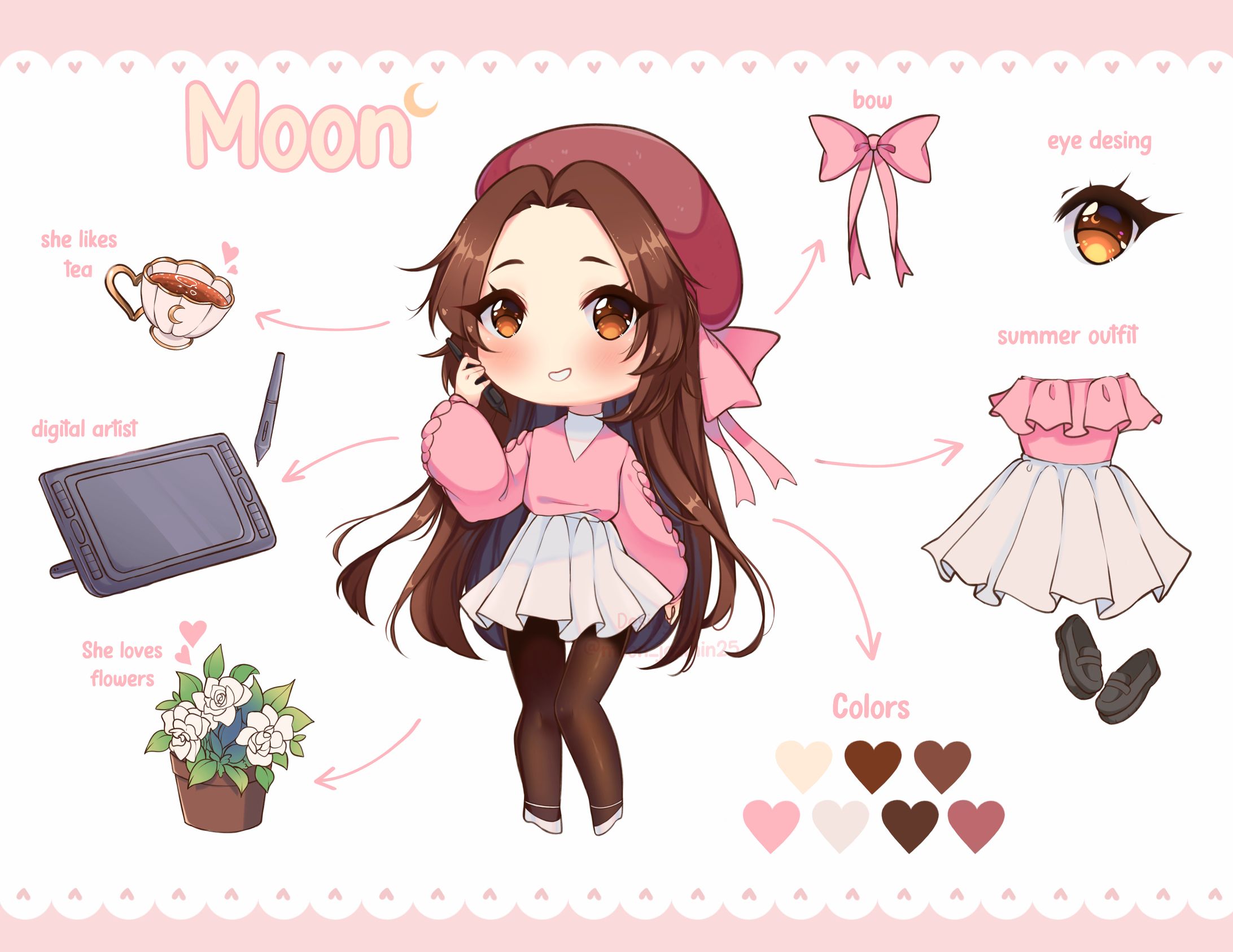 Moon Chibi Character Page -1