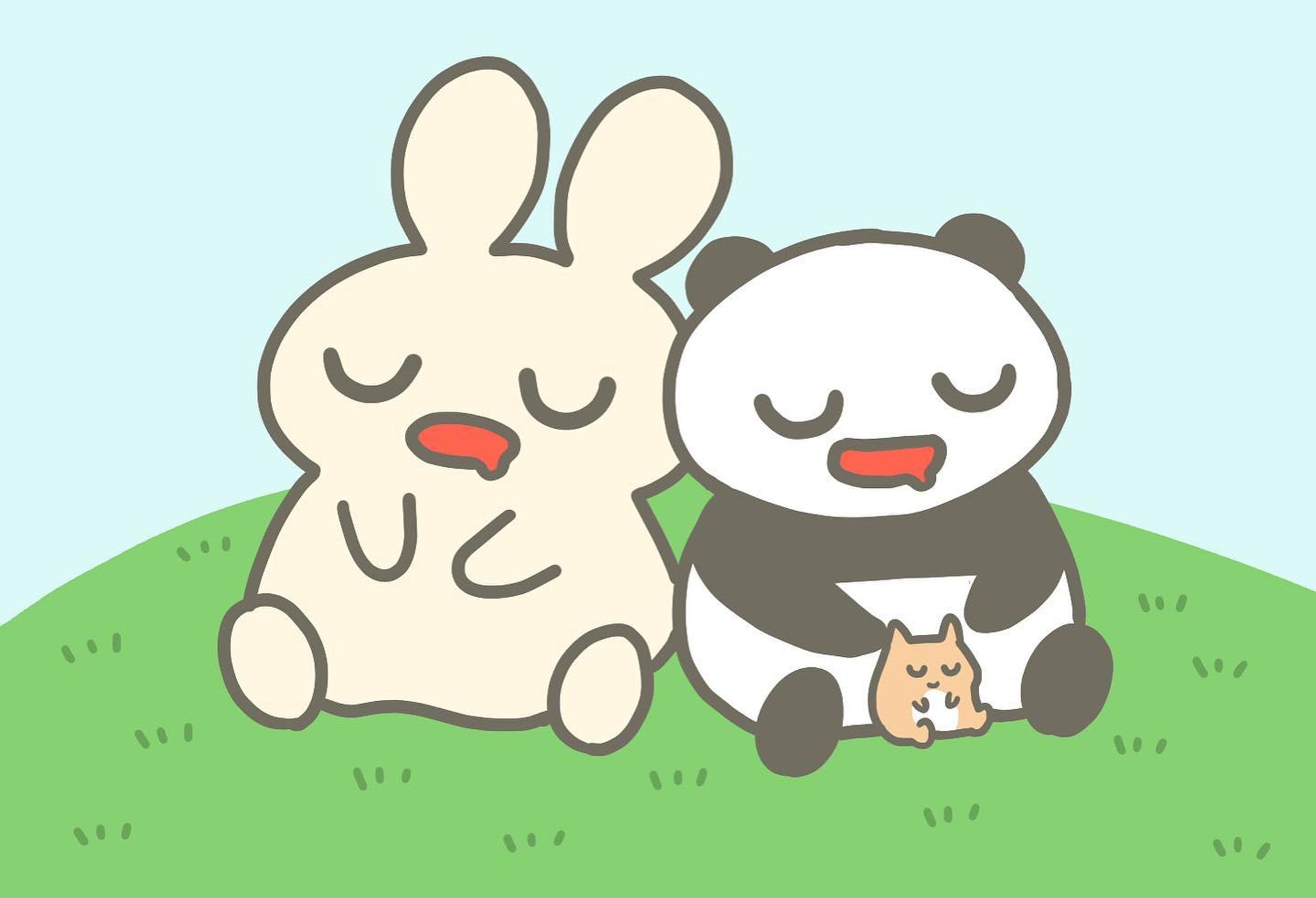 100日チャレンジ15日目
一緒にお昼寝😪
#100日チャレンジ #うさぎ #パンダ #ハムスター #イラスト #オリジナルイラスト-1