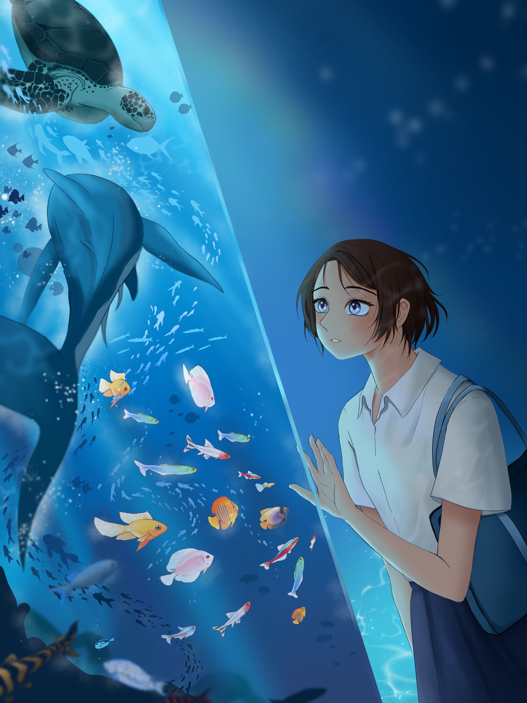 Children of the sea poster fanart-1