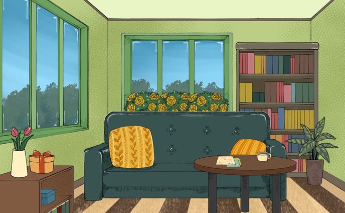緑の部屋