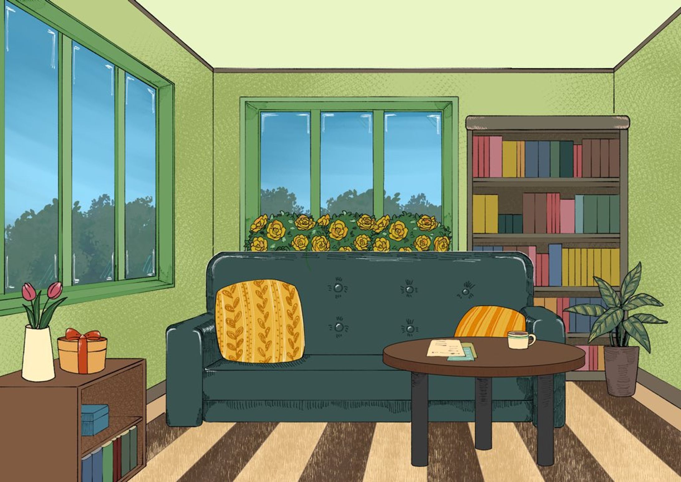 緑の部屋-1