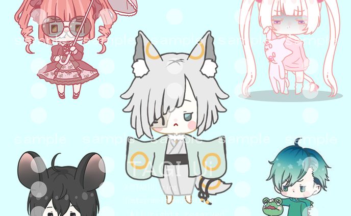 安価ミニキャラsample