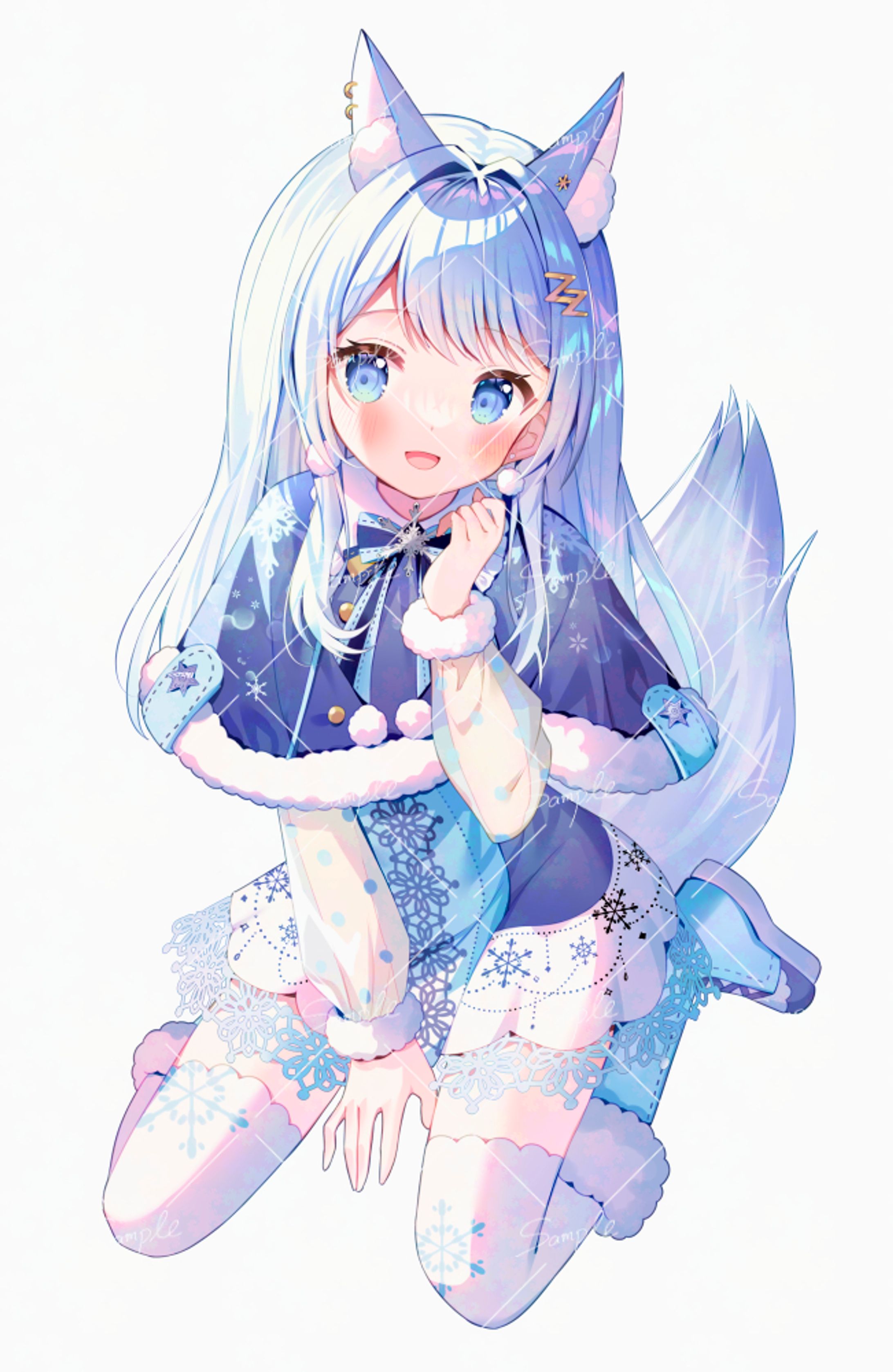 雪狐ねむこ様 グッズ用イラスト-1