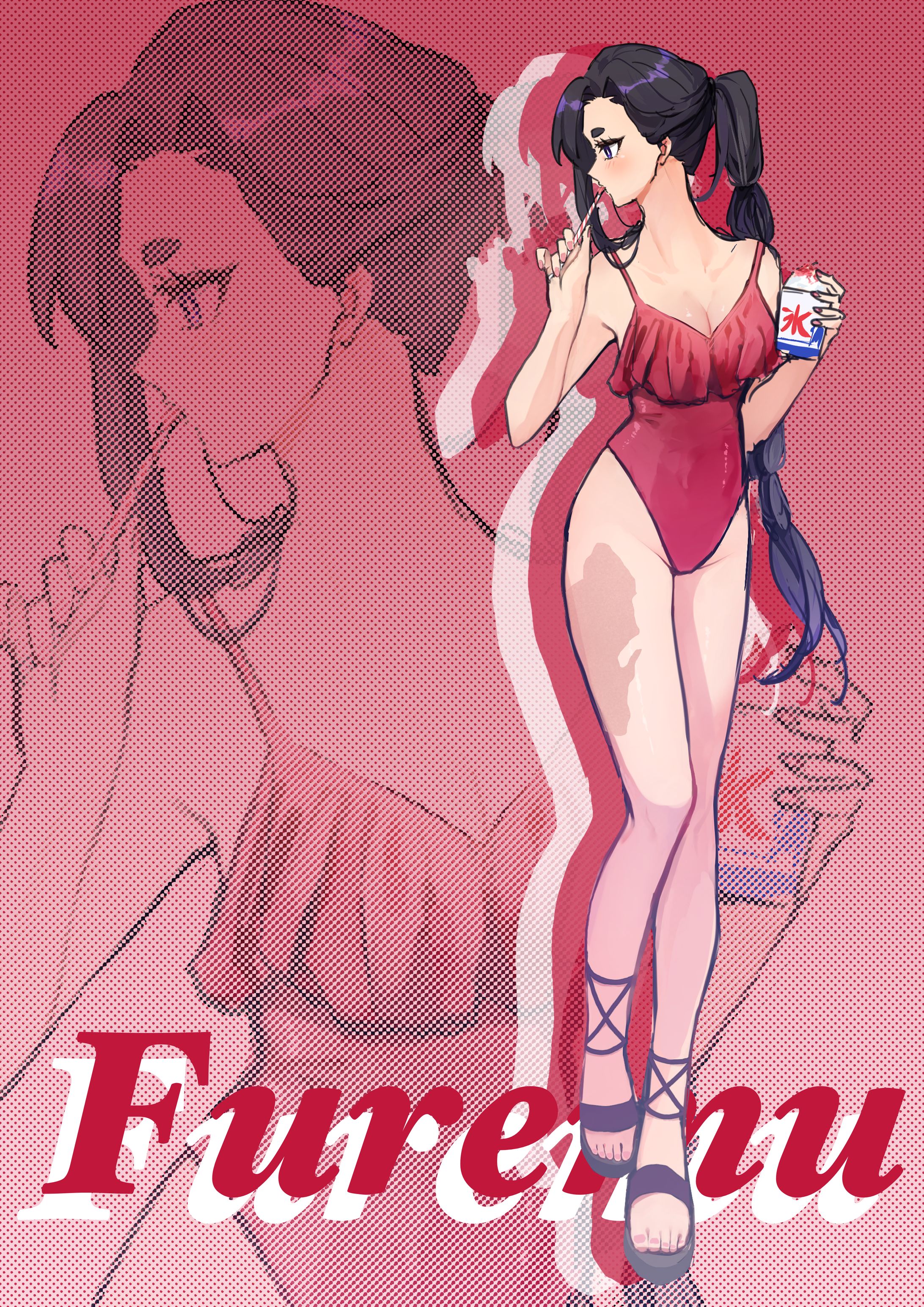 ラフ絵(カラーラフ＋書き込み)-1