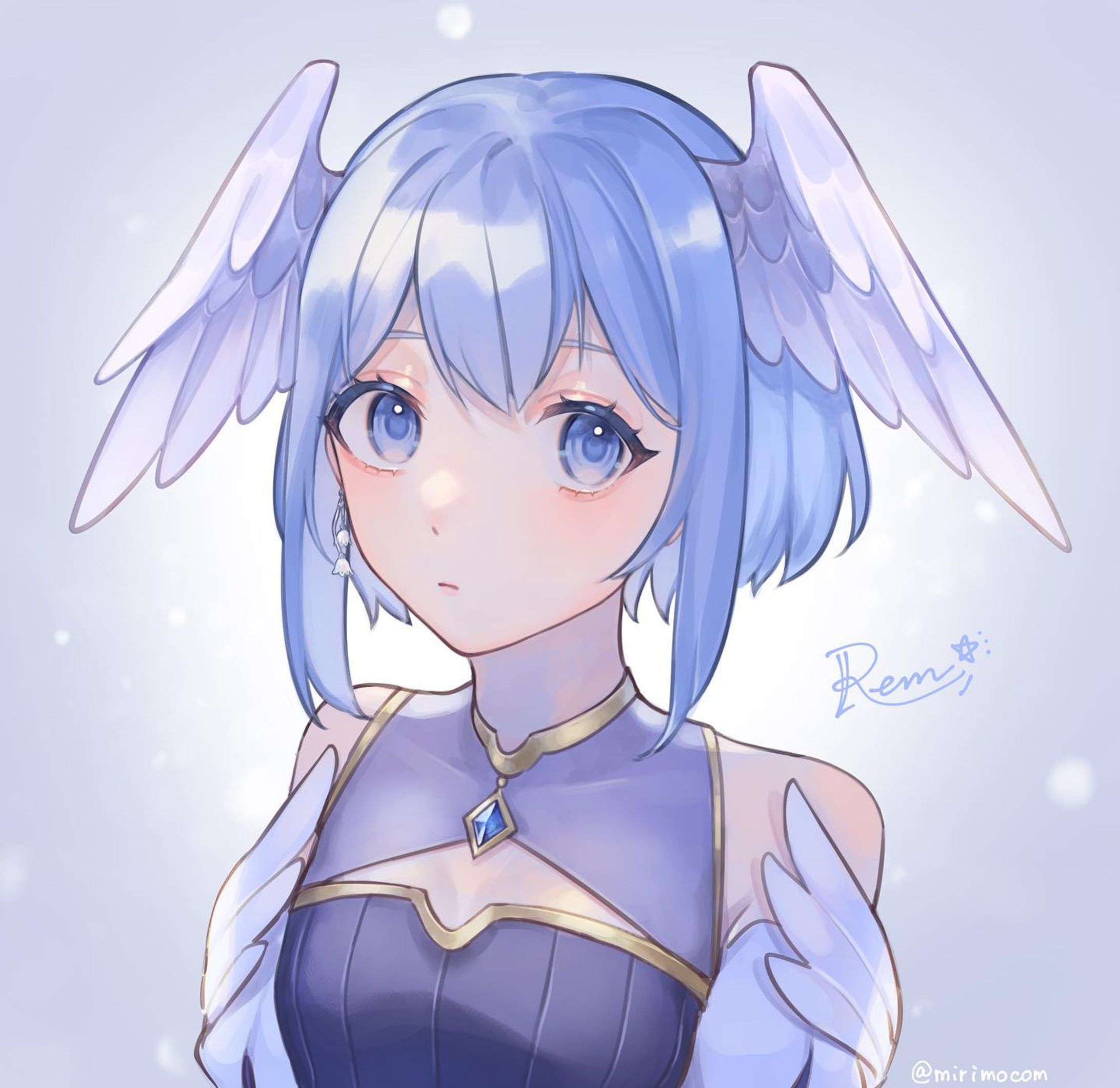 Instagramはじめました* 初投稿はオリキャラのレムちゃんです꒰ঌ🤍໒꒱
·̩͙꒰ঌ┈︎┈︎┈︎┈︎┈︎┈︎┈┈︎┈︎┈︎┈︎┈︎┈┈︎┈︎┈︎┈︎┈┈︎┈︎┈┈︎໒꒱·̩͙
 #illustration #イラスト #いらすとぐらむ #絵描きさんと繋がりたい #オリキャラ #創作イラスト-1