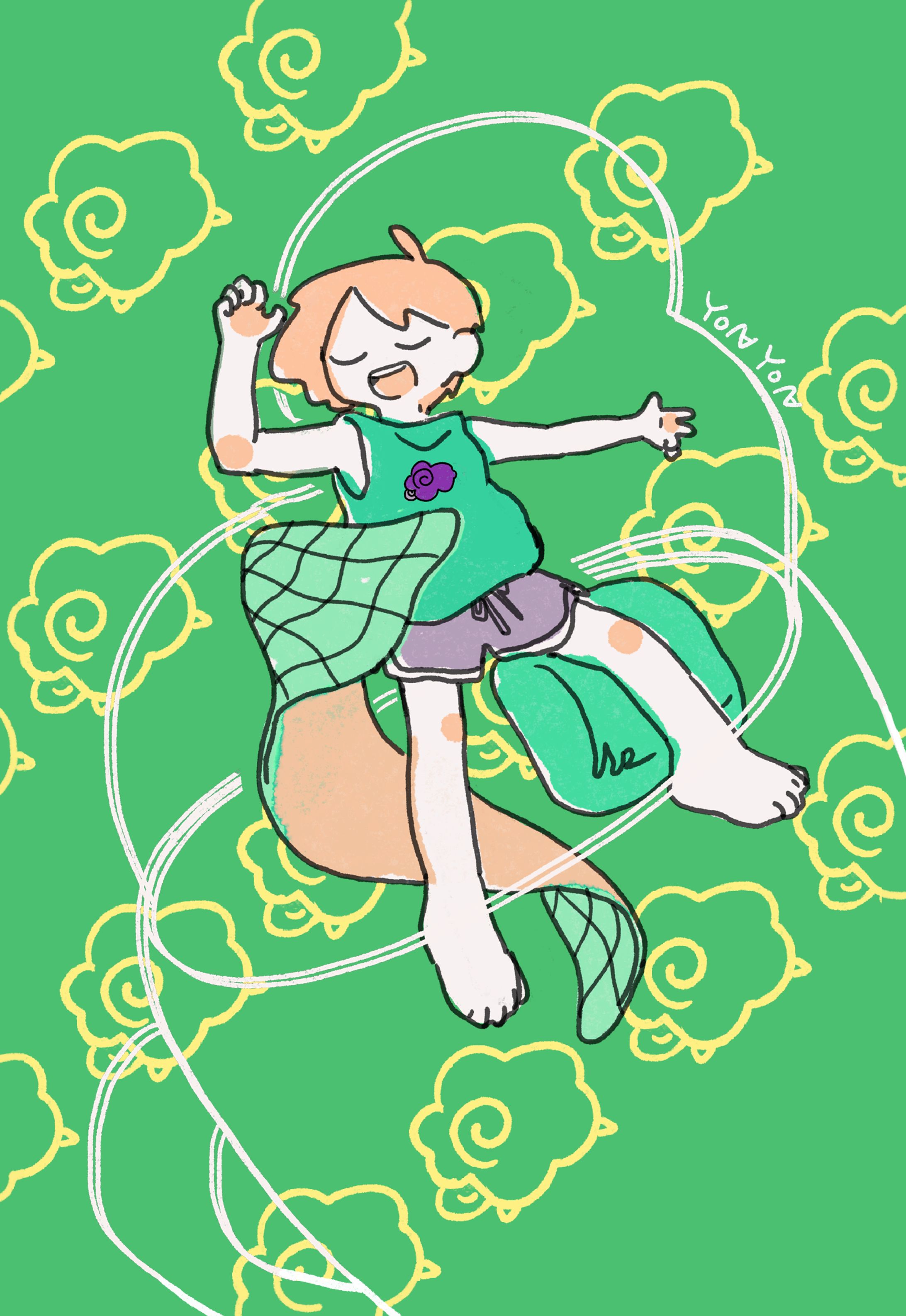 【ポストカード】よなよな-1