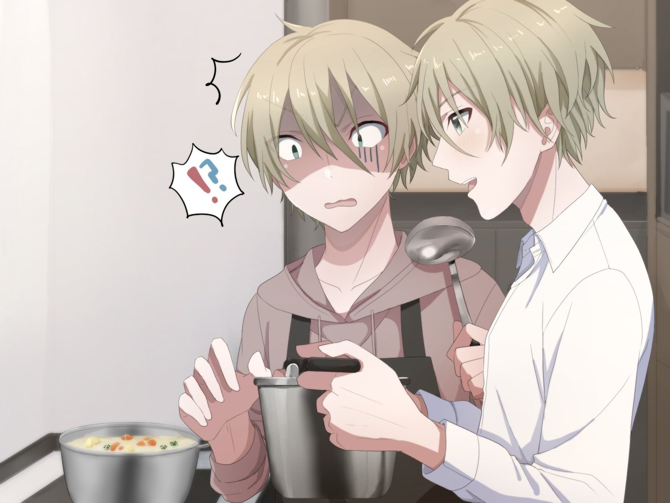 創作　兄と弟の料理-1