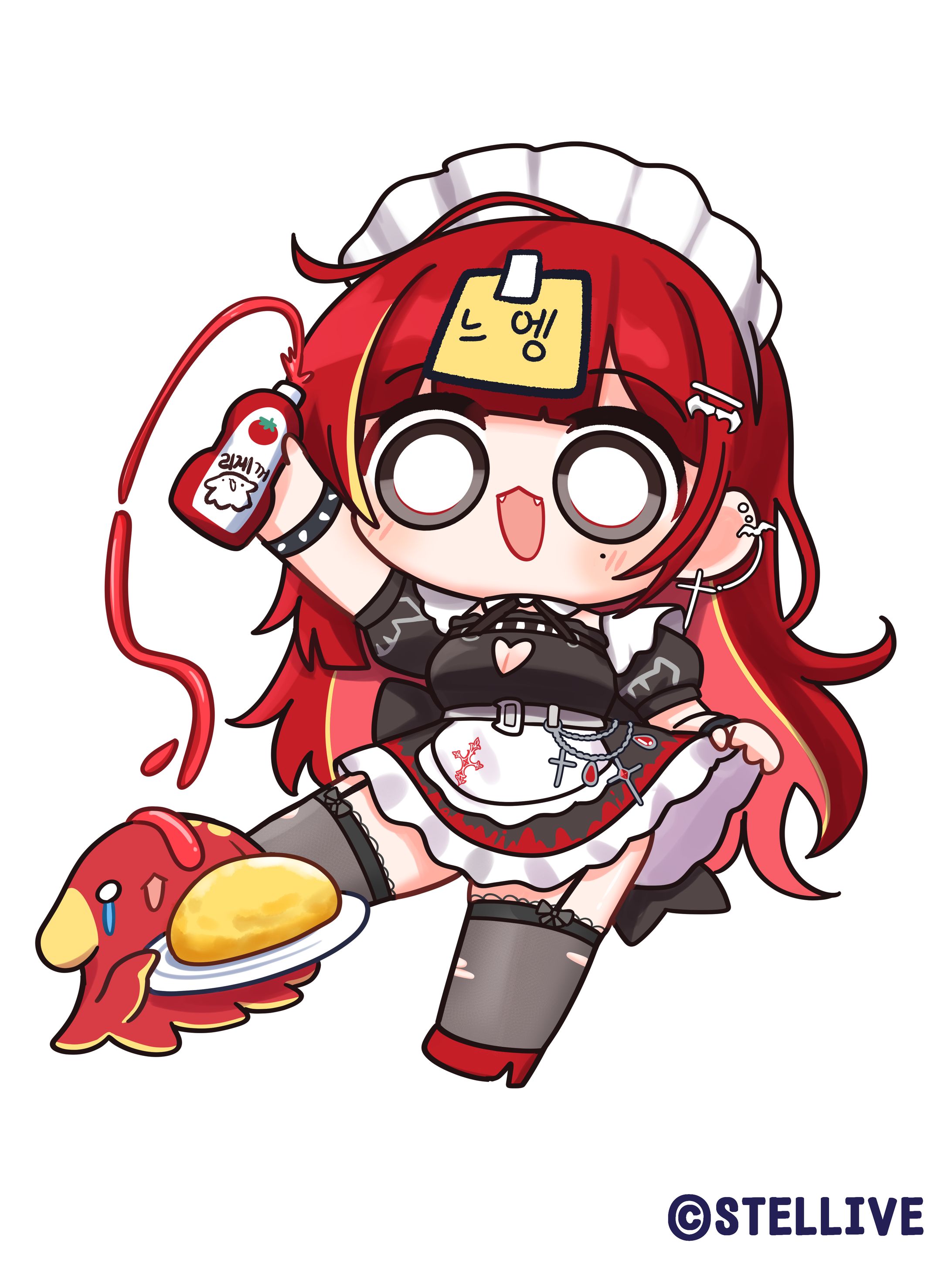 aniplus collab cafe sd design-1