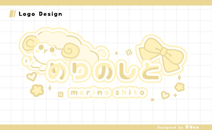 ネーム配信ロゴ、mmd