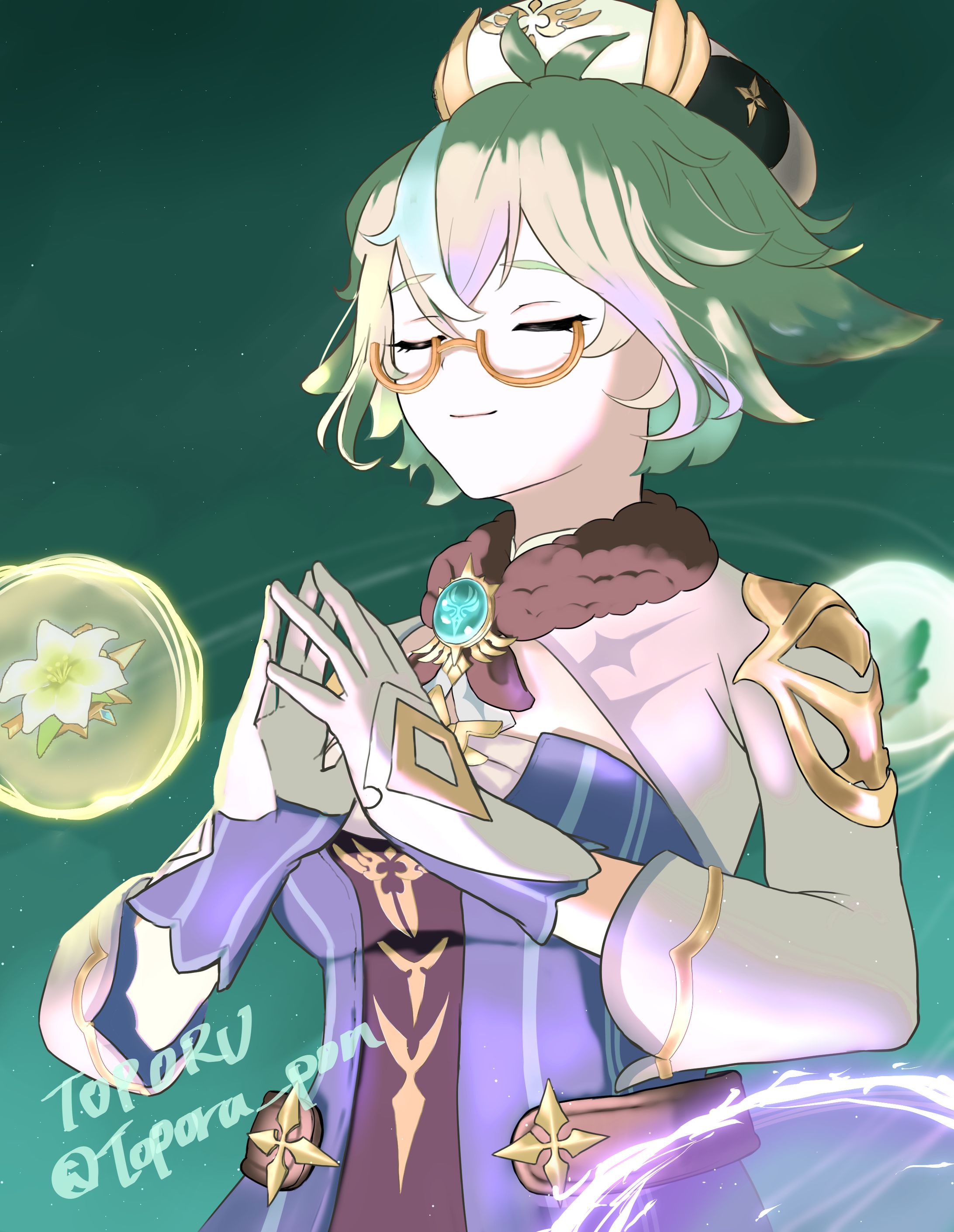 原神　スクロース　イラスト-1