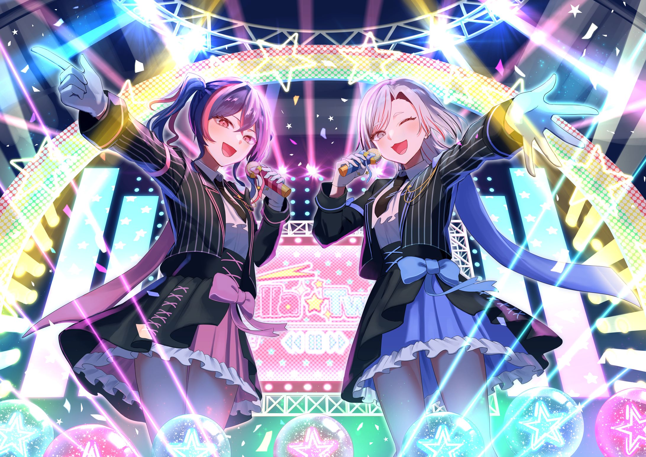 【一枚絵】ライブ！！-1