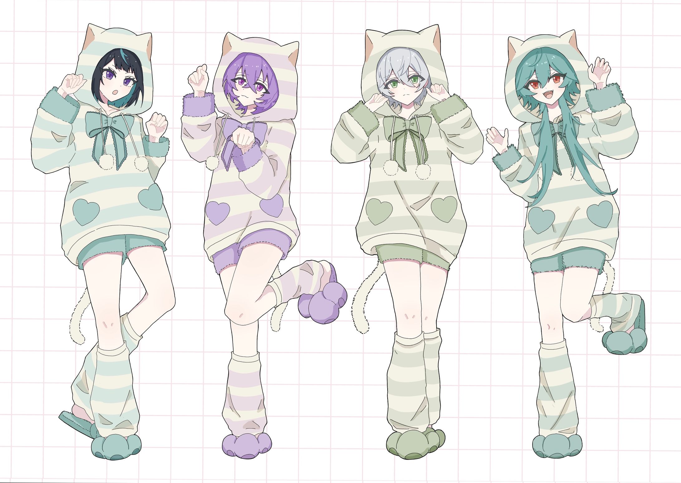 【二次創作】立ち絵・衣装デザイン-1